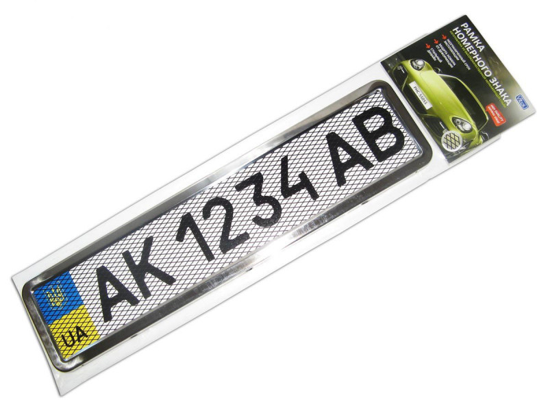 Рамка номерного знака Vitol универсальная Volkswagen Golf IV 1997-2003, PCH-55055