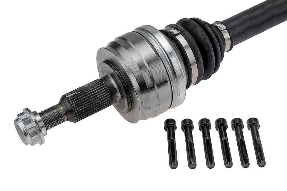 Полуось зад прав vw t5 4motion 09-, 7e0501202