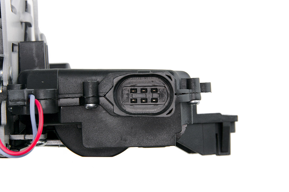 Привод центрального замка двери задний vw passat b5 2005 golf iv 2003, 3b4839016a