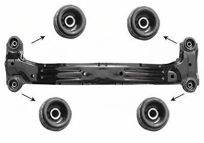 Подрамник балка задняя hyundai tucson 04-10, 626052e000