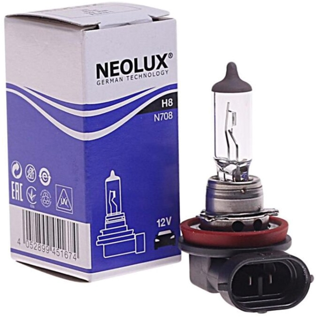 Лампа фарная H8 12V 35W Nissan Qashqai J10 2007-2013, N708