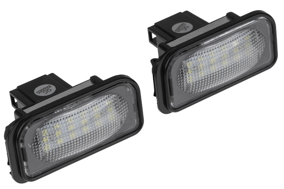 Фонарь подсветки номерного знака mercedes c(w203) -12, 2038200556